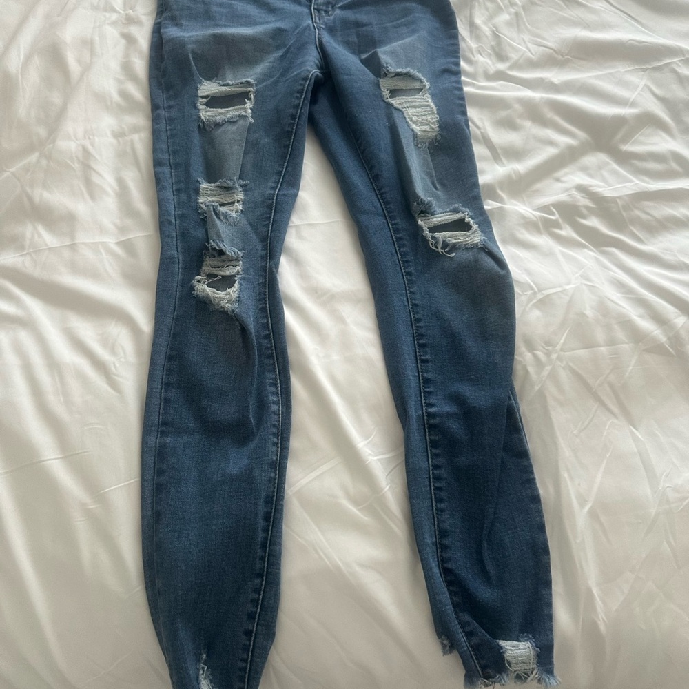 Refuge Blue Skinny Jeans Classic Style